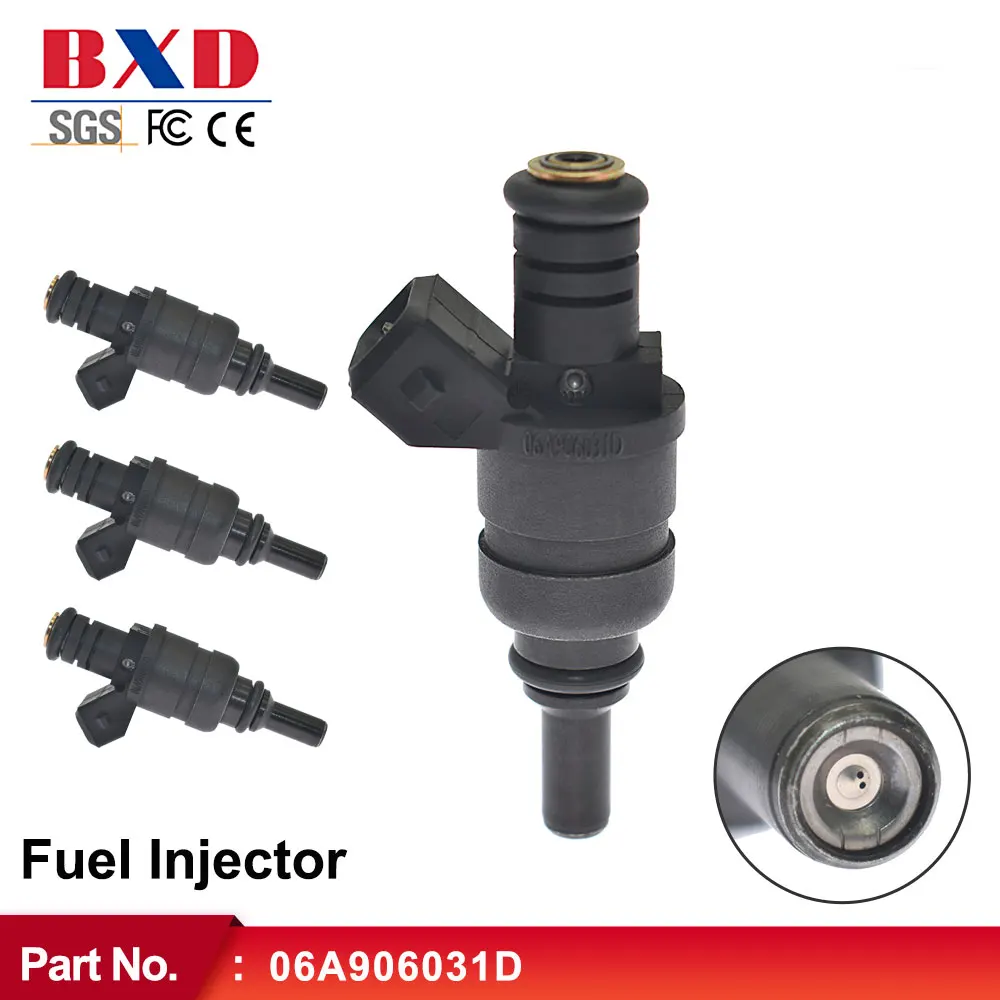 1/4pcs Fuel Injector 06A906031D For VW Golf 1999-2001,VW Jetta Variant 2001-2001,Audi A3/S3 1997-2000,Seat Leon 2000-2001