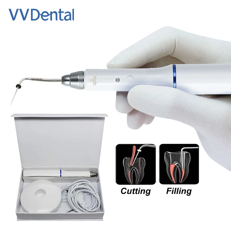 

Беспроводная система для пломбирования корневых каналов гуттаперчей + 2 насадки, быстрый нагрев за 3 секунды, резак для гуттаперчи