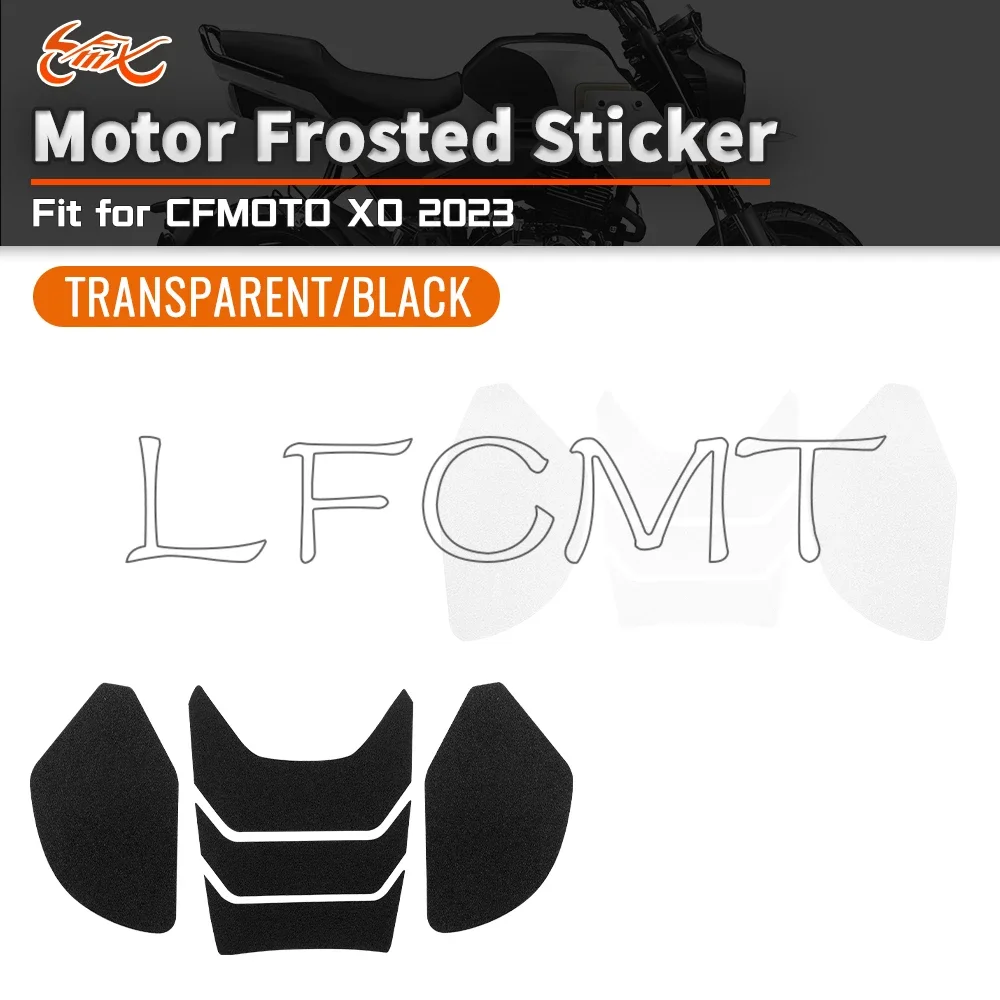 

Fit for CFMOTO PAPIO XO 2023-Up Motorcycle Tank Pad Sticker Gas Knee Grips Tank Traction Pad Side Protector Decal