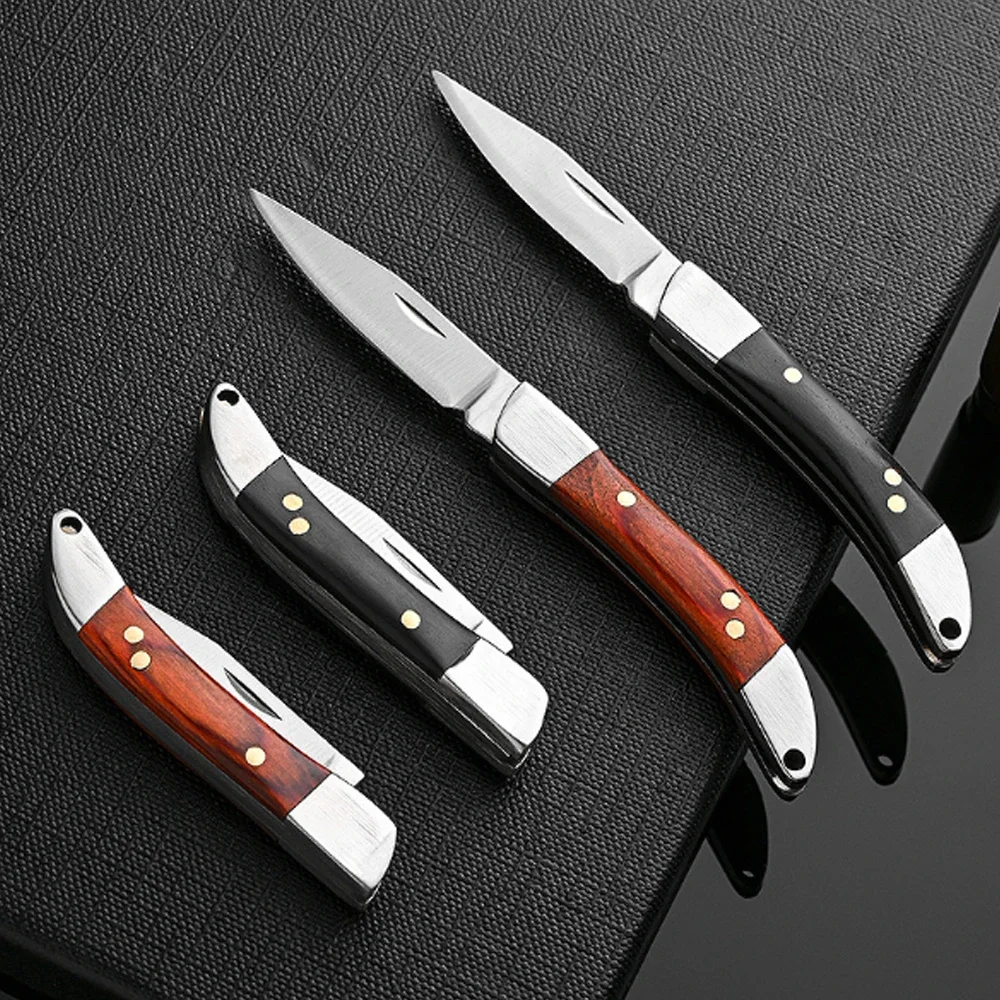 

Stainless Steel Folding Knife Fillet Knife fishing boat fishing accessories with PP Handle Easy To Carry Camping Meat Cutting