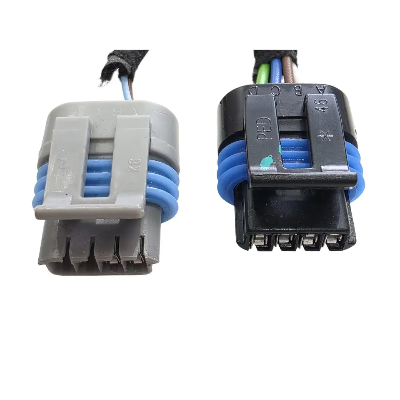 4 Pin Connector Plug Automobile Connectors Parts Waterproof Idle Motor Wiring Harness Connector Intake Pressure Sensor Socket