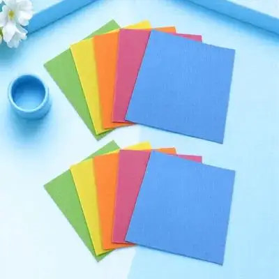 10Pcs Premium Wood Pulp Cotton Cleaning Cloths Double Layer Dish Cloths for Kitchen Oil Non Stick Absorbent Reusable Sponge Dish