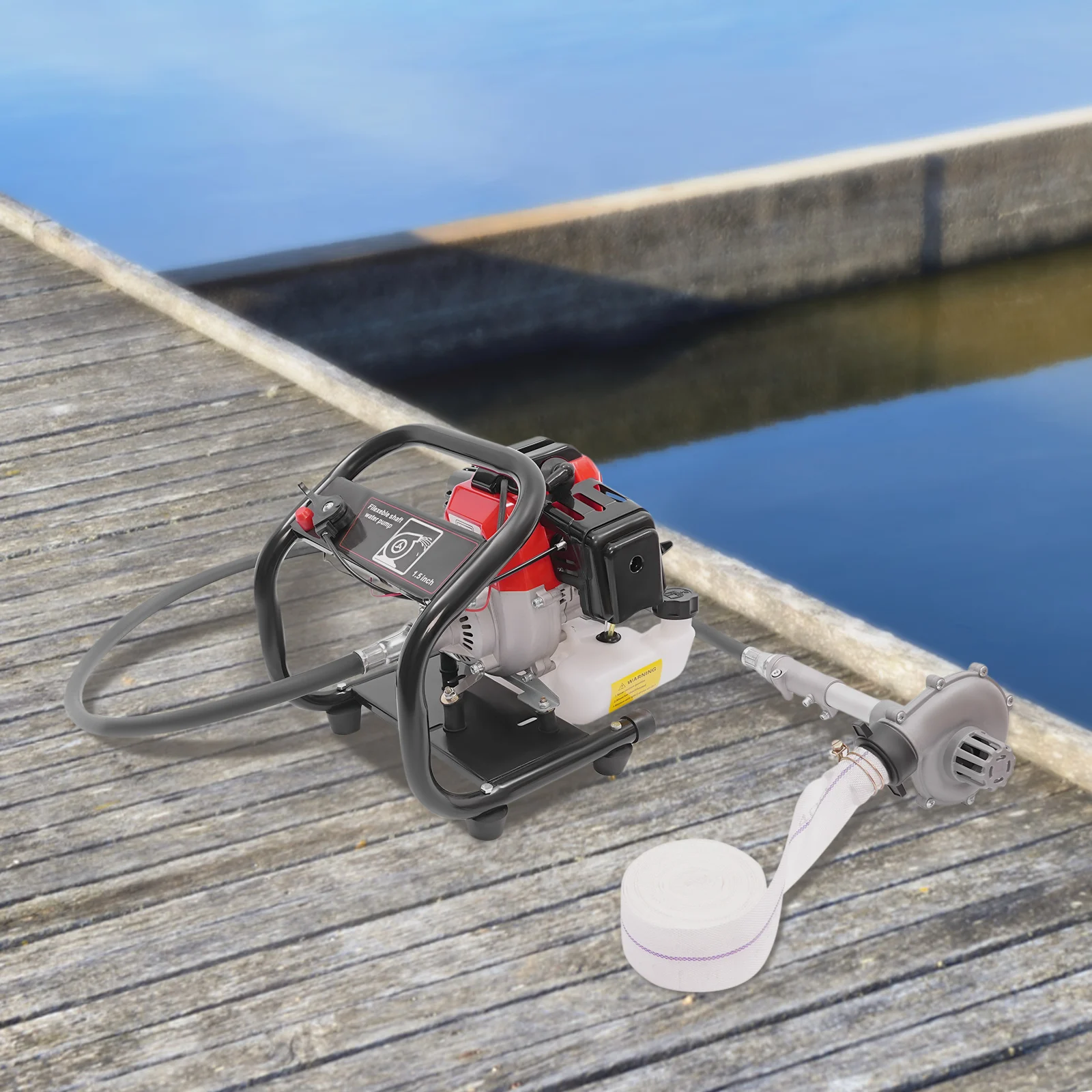 

Современный 2-ступенчатый водяной насос из алюминиевого сплава, водяной насос 1,5 дюйма, насос для перекачки воды