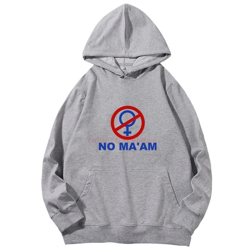 

Classic Married With Children TV Show Al Bundy's No Ma'am Organization Spring Autumn Hooded Shirt Men's Clothing