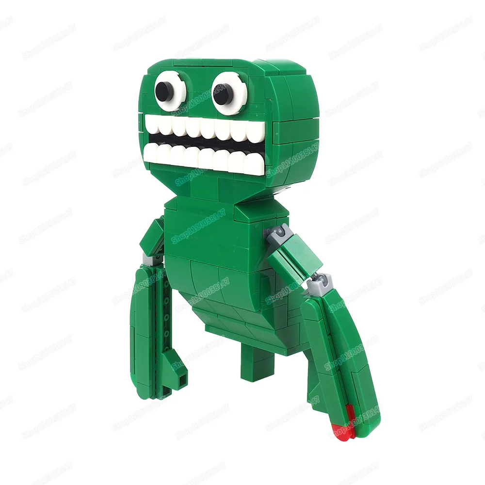 Green Big Guy Monster Building Block Assemble Figures Horror Kindergarten Mutations War Series Scenes Model Child Gifts Boy Toys