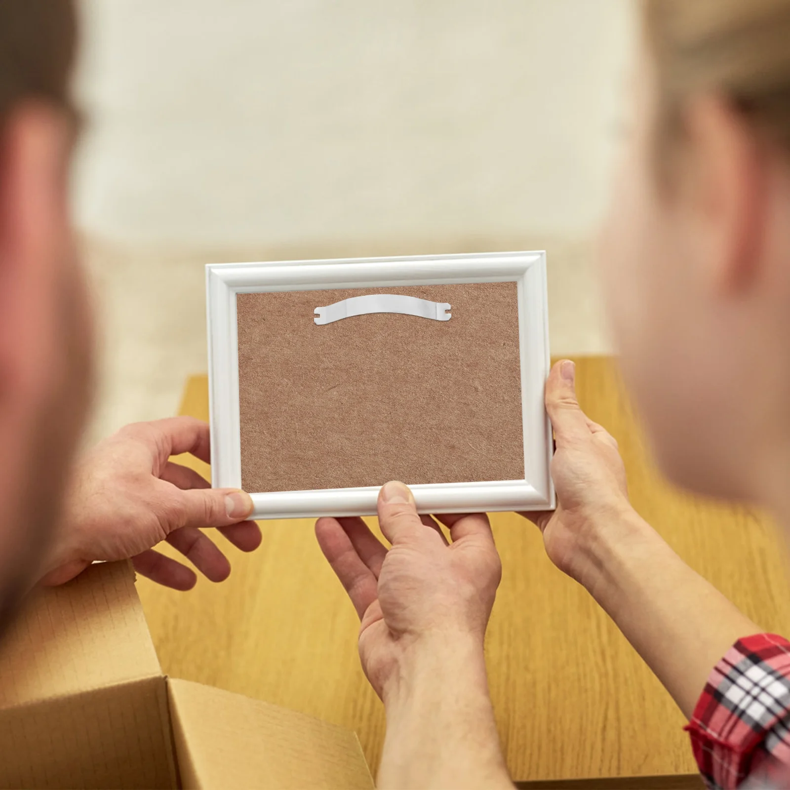 50 Pcs Photo Frame Clips Hook Frames Picture Backing Tool Aluminum Alloy Hardware