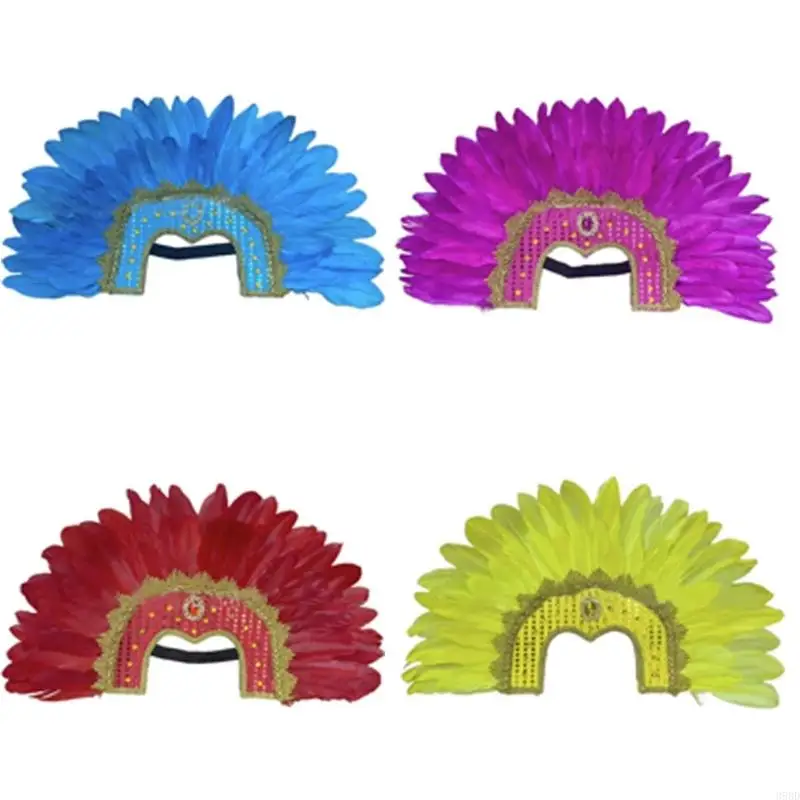 652F Unique Styles Headbands Multicolor Retros Hairband Halloween Cosplay Hairband for Fashion Individuals