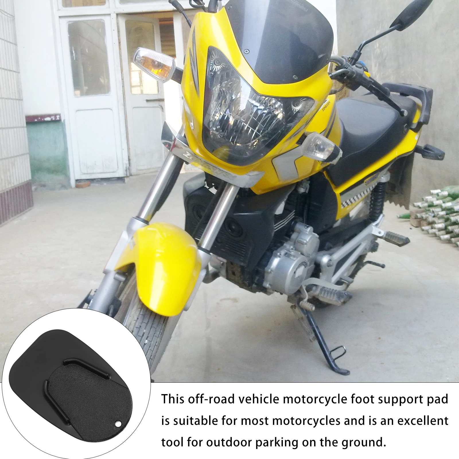 

Accessories Foot Pad Child Stands Abs Plastic Kickstand Motorbike Side Extension