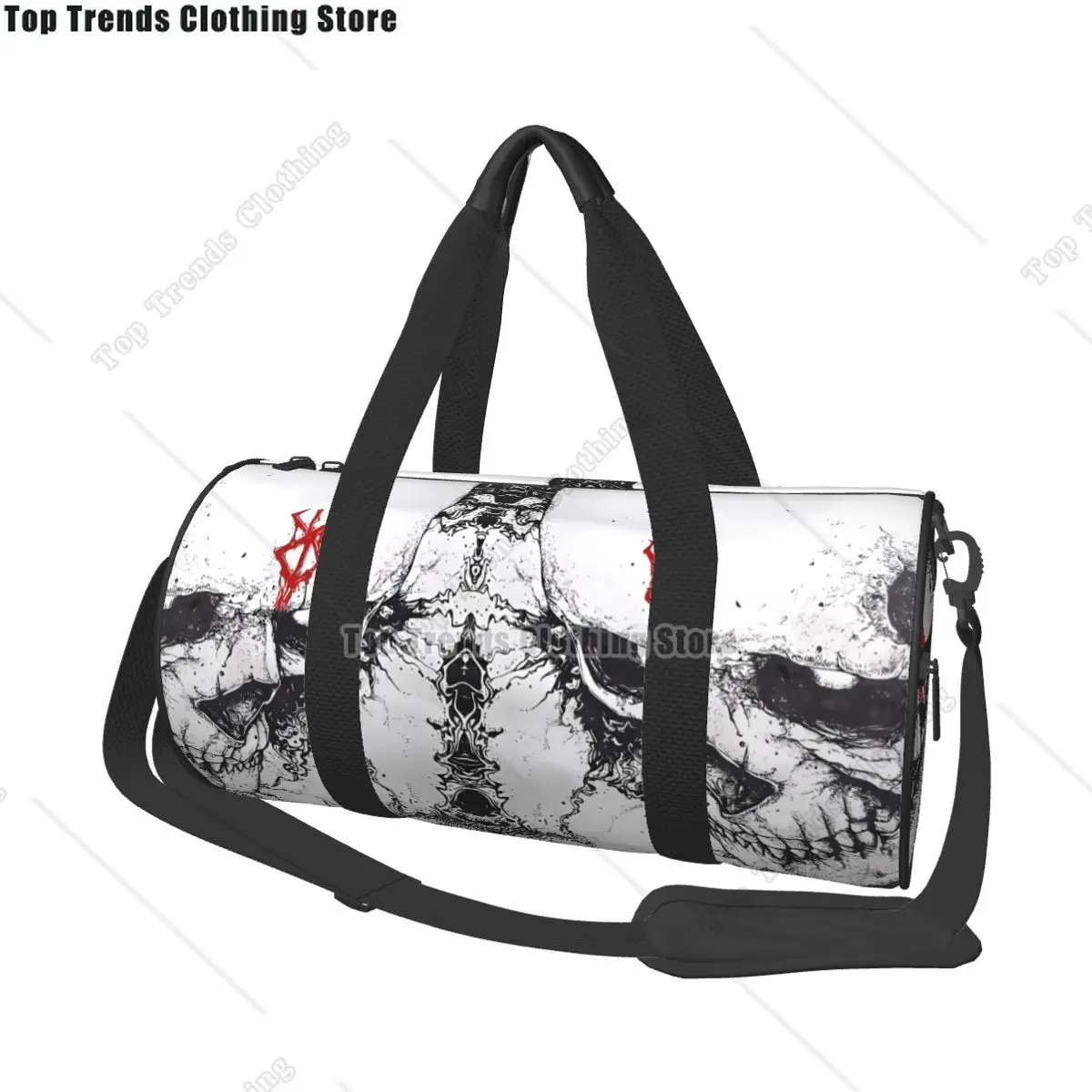 

Japan Anime Bereserk Printed Sports Bag Large Capacity Skull Street Men Outdoor Custom Handbag Fun Training Fitness Bag