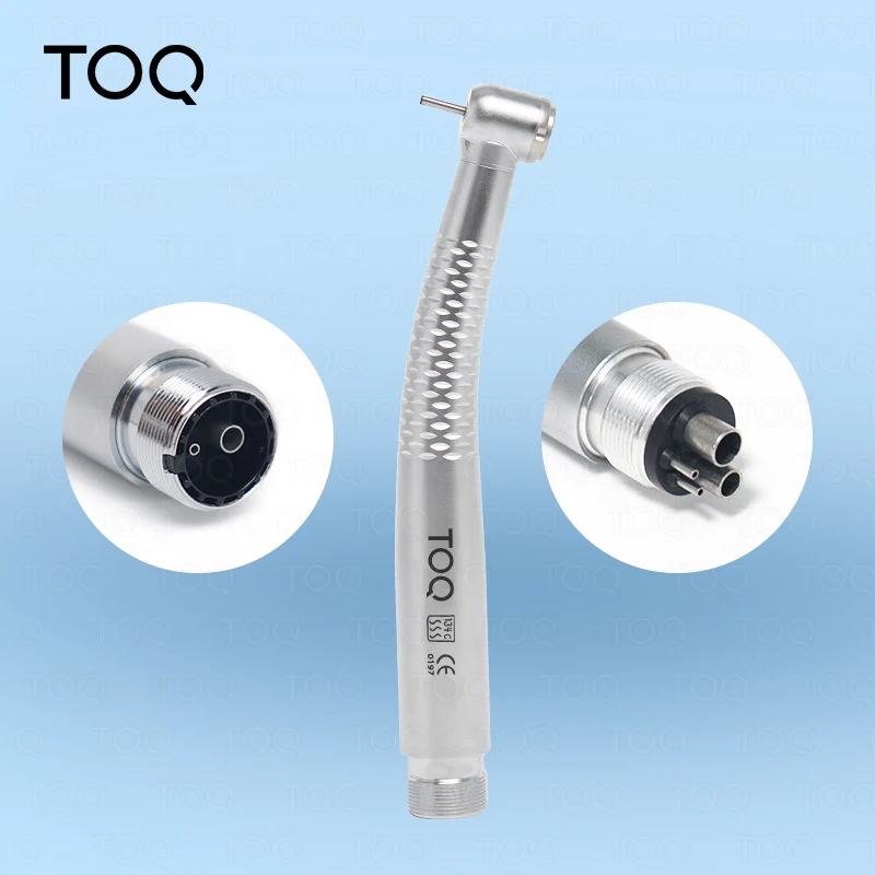 Dental 5 LED Light High Speed Handpiece Shadowless E-Generator Air Turbine for Dentist 2/4 Holes 5 Water Spray Dental Equipment