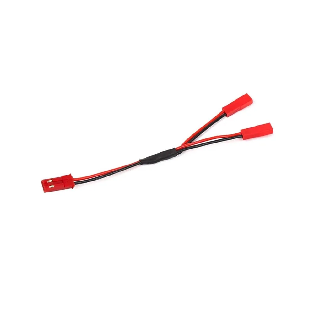 1pcs jst plug y cabo macho para 2-fêmea (10cm/15cm/30cm) 22awg fio para diy rc lipo/nimh conexão de bateria