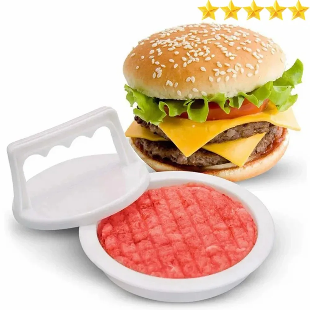 Prensa de carne multifunción para hamburguesas, prensa para hamburguesas, molde para hamburguesas, accesorios de herramientas de cocina, prensa Manual Simple para hamburguesas