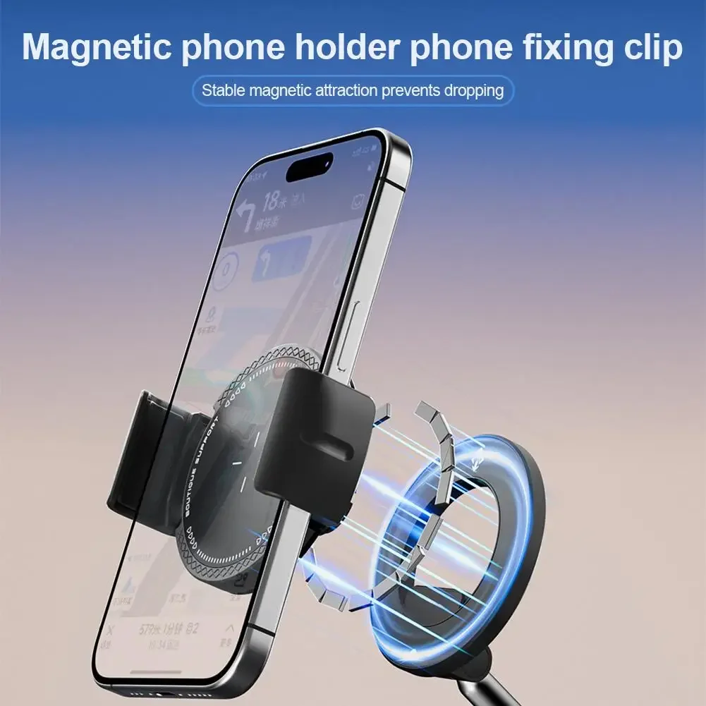 Magnetische Telefonklemme für Magnet-Autotelefonhalterung Universelle Halterungen Fahrrad-Handyhalterung Schnelle Verriegelung/Aufsetzen/Abnehmen – Detail 5