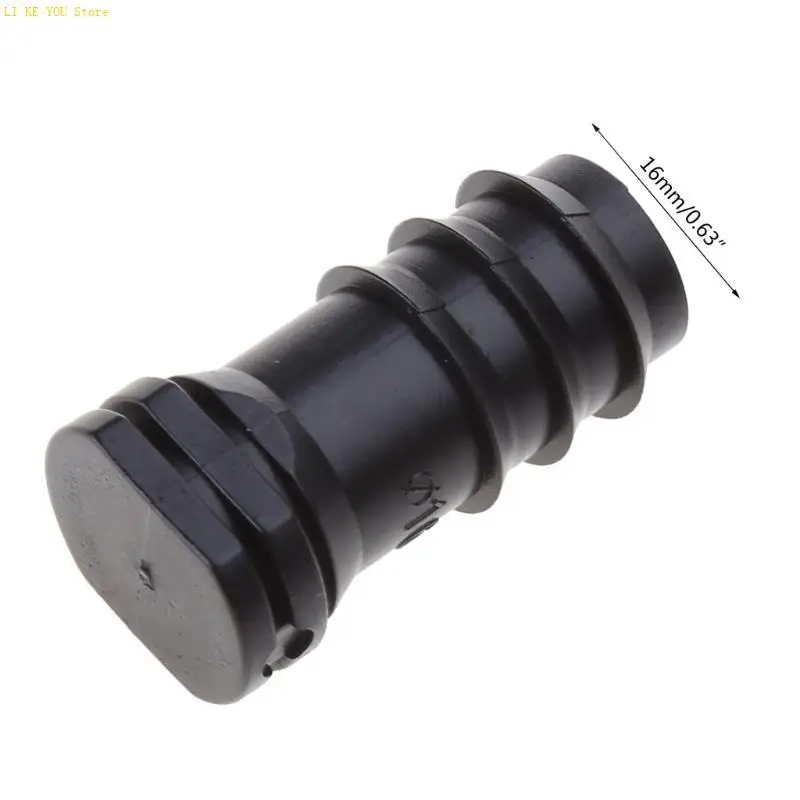 W3JE 10PCS Drip Irrigation Fittings End Plugcde Bed Beed Connectors Конечные крышки пластиковая штекер