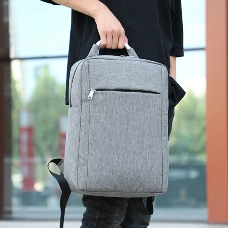 Men Laptop Backpack 13 14 15.6 inch Office Work Women Backpack Business Bag Unisex Black Gray Ultralight Backpack Thin Back Pack