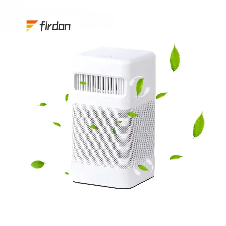 Fashion Design White Color Room Office Desktop Small Purifiers Cleaning Air Purifier With Wireless Charger