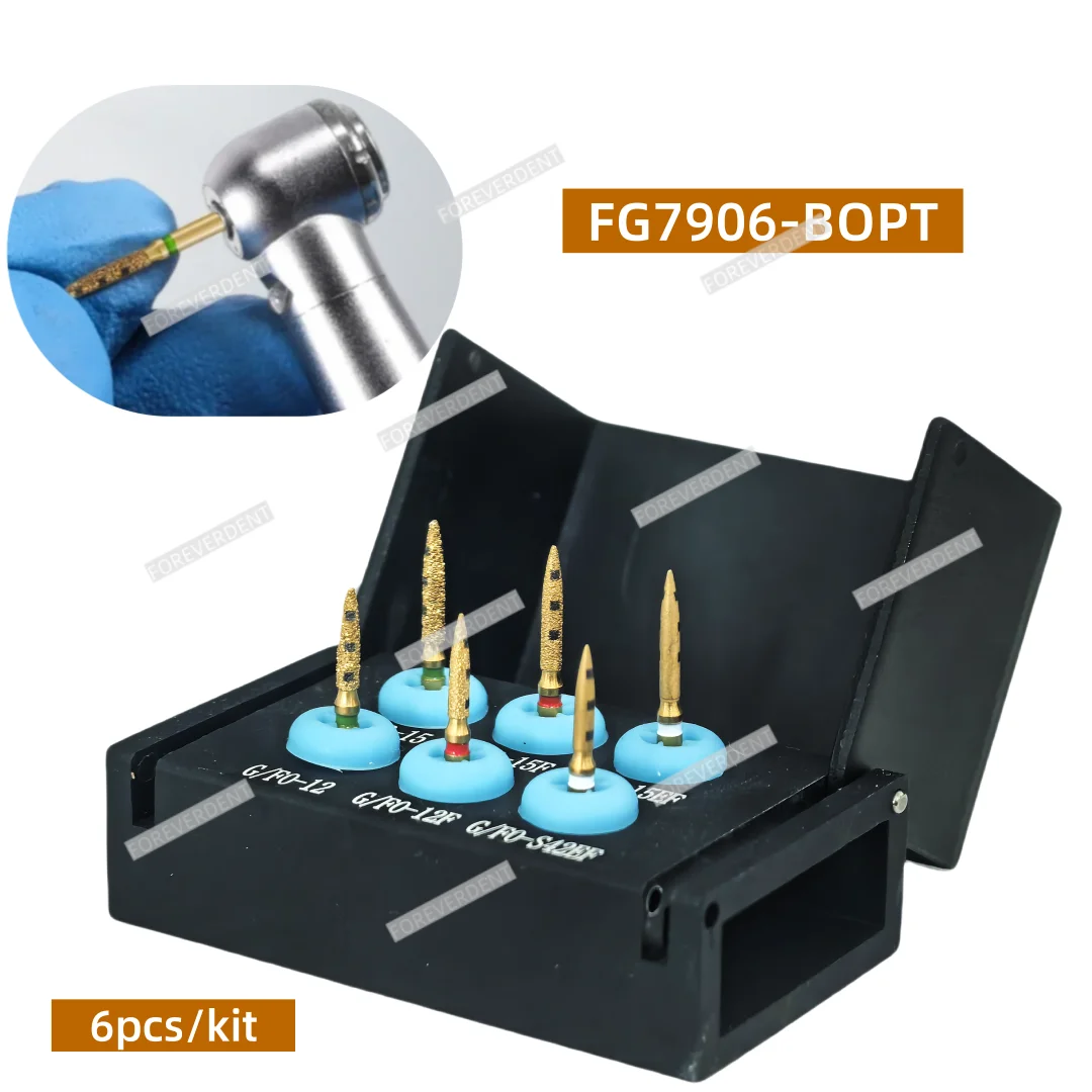 

Dental BOPT BUR Vertical Diamond Preperation Burs FG7906 Burs Biologically Oriented Technique BOPT
