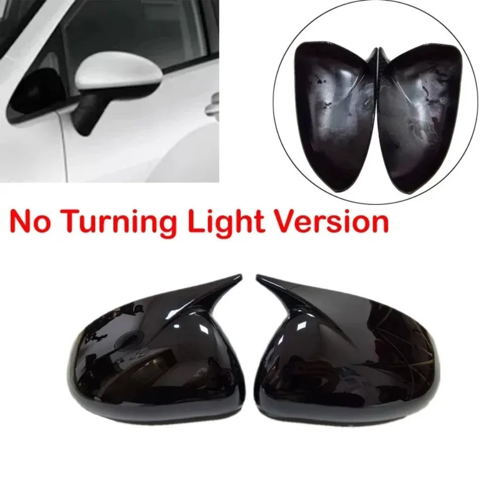 AddOn Pair Car Door Rearview Horn Wing Cap Side Mirror Cover Mirror Case For Kia Rio 2011-2016 Exterior Door Mirror Cap Trim view 5