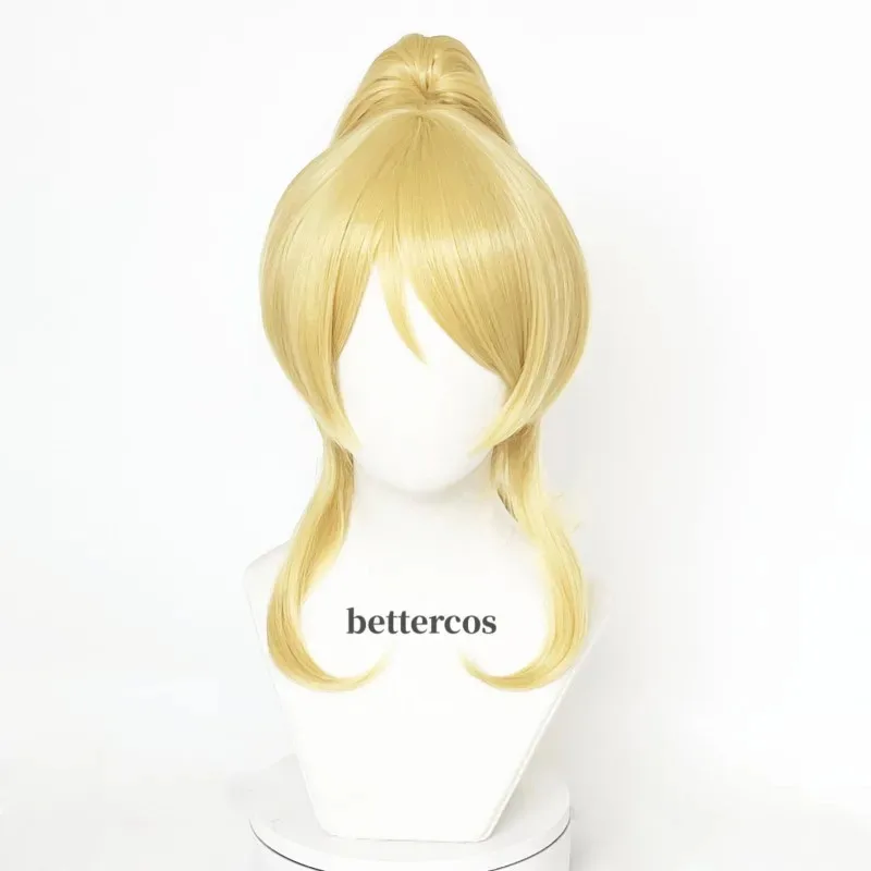 

Аниме Nene 2025 LoveLive! Парик для косплея Love Live Ellie, женский золотой с хвостиком, парики Eli Ayase, термостойкие синтетические ха