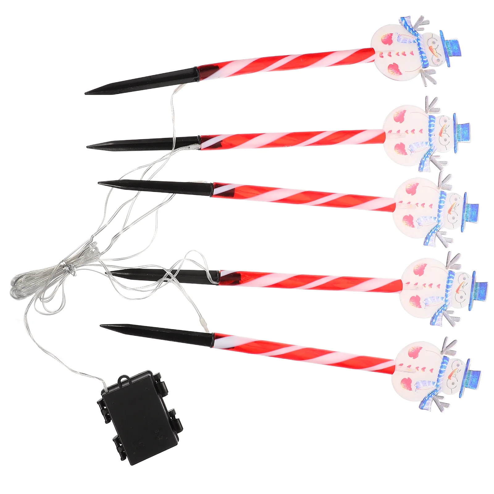 

1Set Christmas Pathway Light Outdoor Decor Rainproof Easy Placement Magical Holiday Atmosphere Christmas Pathway Light