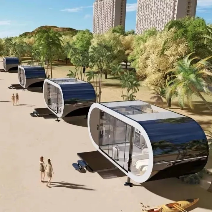 2025 جديد! كابينة حاوية فولاذية جاهزة للهاتف المحمول بطول 20 قدمًا و40 قدمًا مع تصميم كابينة أبل مثالية للمنزل والمكتب الجاهز