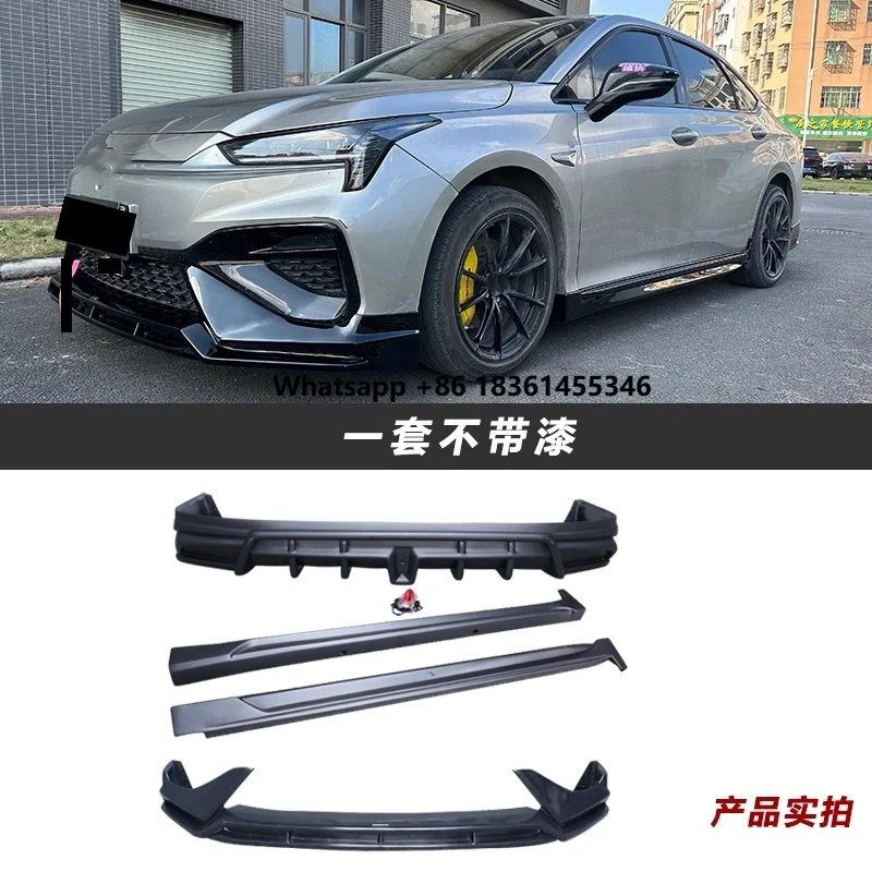 

for AION S 580 modified Sport Style Auto Surround Front lip Side skirt Rear lip Car Accessories Body kit