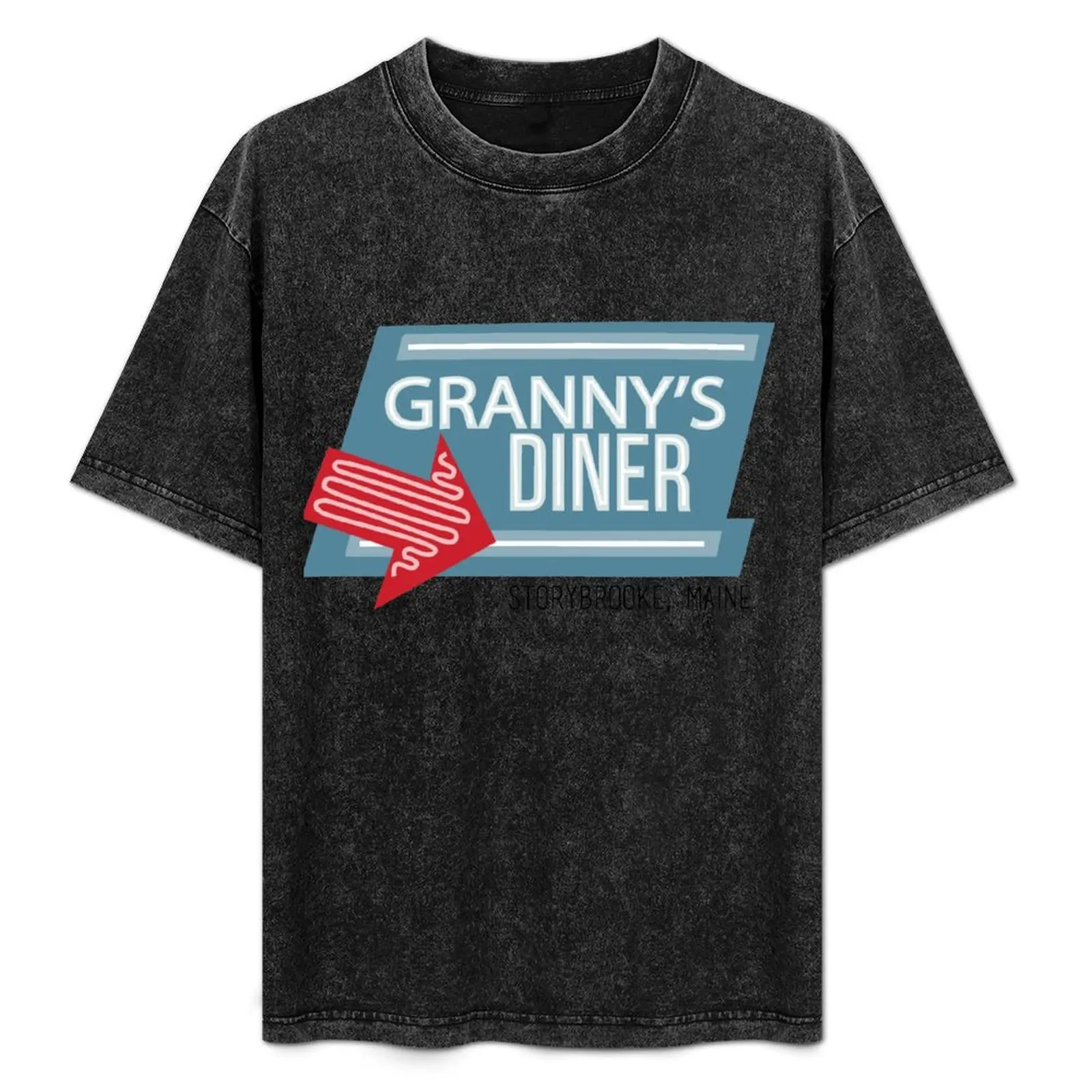 

Granny's Diner - Once Upon a Time T-Shirt Work Daily Short Sleeve Top