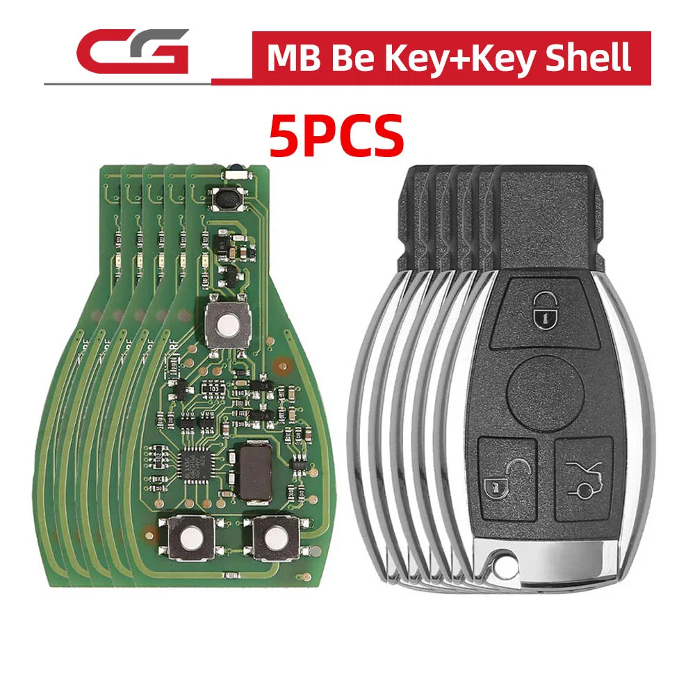 

Original CGDI MB Be Key with Smart Key Shell 3 Button for Mercedes Benz FBS3 315MHZ/433MMHZ Working with CGDI MB Programmer