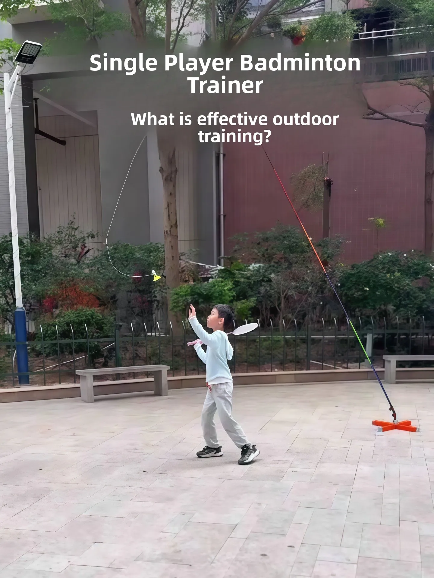 individual-badminton-trainer-outdoor-exercise-equipment-rebound-self-practice-tool-comprehensive-type-medium-speed-foam-ball