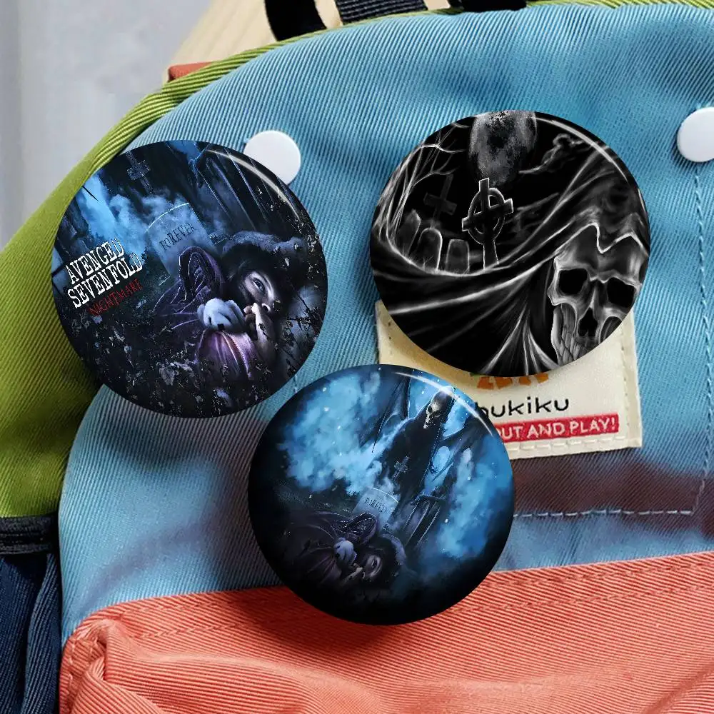 A-avenged S-sevenfold Kreative Weißblech Soft Button Pins Tier Icon Brosche Revers Rucksack Abzeichen Zubehör Pin