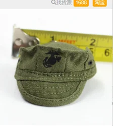 1/6 Scale Green Cap Hat Models for 12''Figures Bodies DIY Accessories