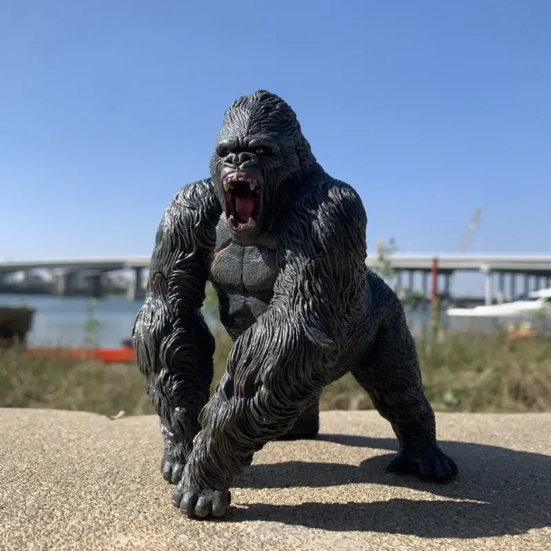 15cm Godzilla Vs Kong Skull Island King Kong Gorilla Model Toys Collect Decorative Figurines Ornaments Birthday Gifts