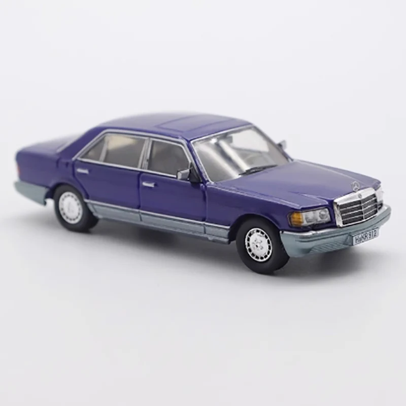 Diecast 1:64  Benz 560SEL W126 alloy car model Adult boy toys Collectibles gifts static finished ornaments desktop decoration