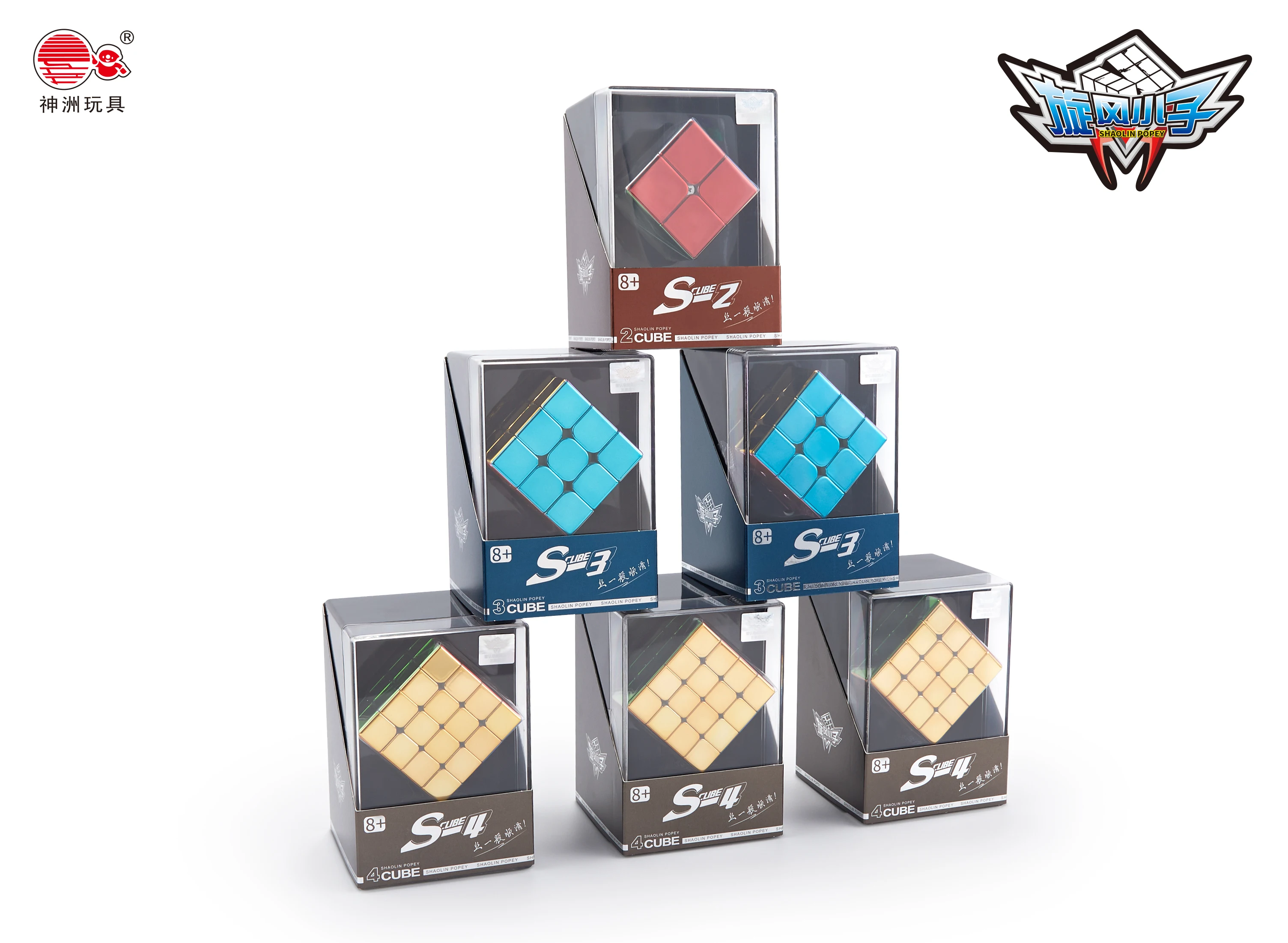 Cyclone Boys Golden 4X4 Magic Cube MuGua Magnetic Cube Stickerless Speed Cube Stickerless Professional Fidget Toys