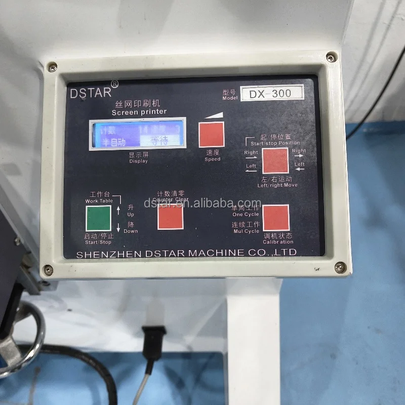 DSTAR Pneumatic Semi Automatic 1 Color Screen Printing Machine for Plastic Tube Logo Print