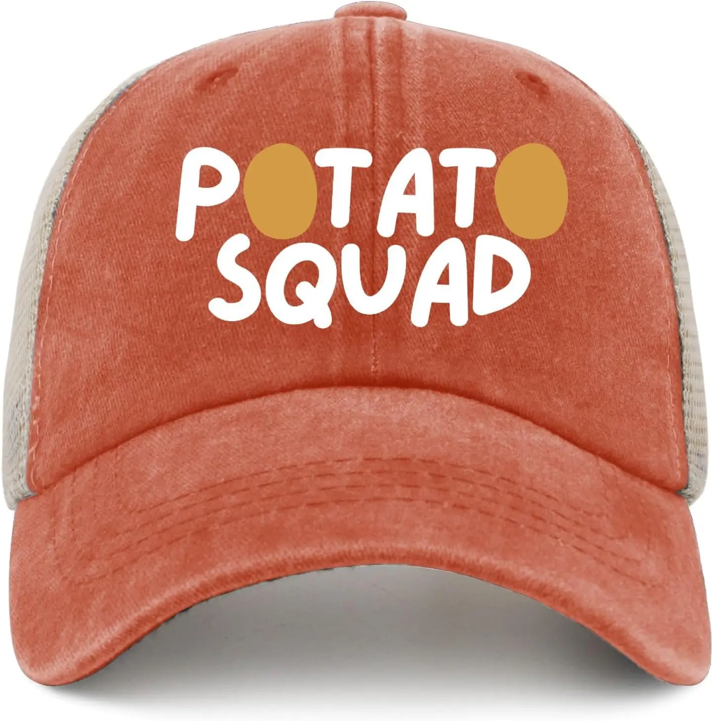 

Potato Salad Trucker Hat Men Trendy Mesh Baseball Cap for Summer
