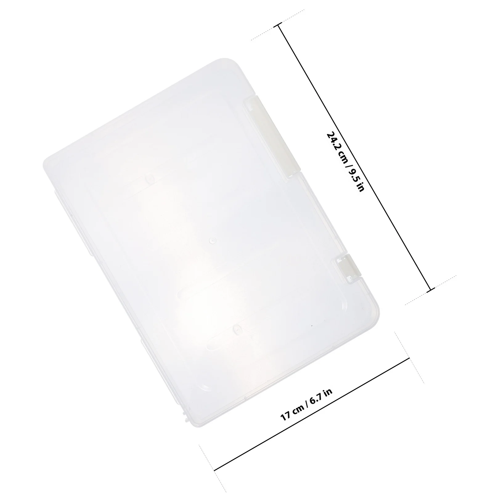 1Pcs Document Box Premium File Storage Organizer Thickened Plastic Material Strong Desktop Container for Office Living Room