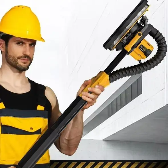 Brushless Handheld Self-cleaning Sandpaper Machine Dust-free Polishing Tool Putty Wall Grinder
