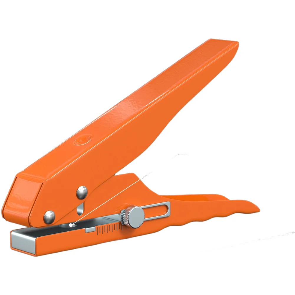 Carbon Steel Punch Pliers Engineered for Banding Installation with 8mm to 15mm Adjustable Hole Sizes and Stable Depth Control