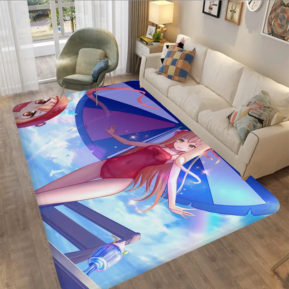 

Himouto! Umaru-chan Floor Mat Non-Slip Laundry Room Mat Laundry Decor Balcony Child Living Room Bedside Mats