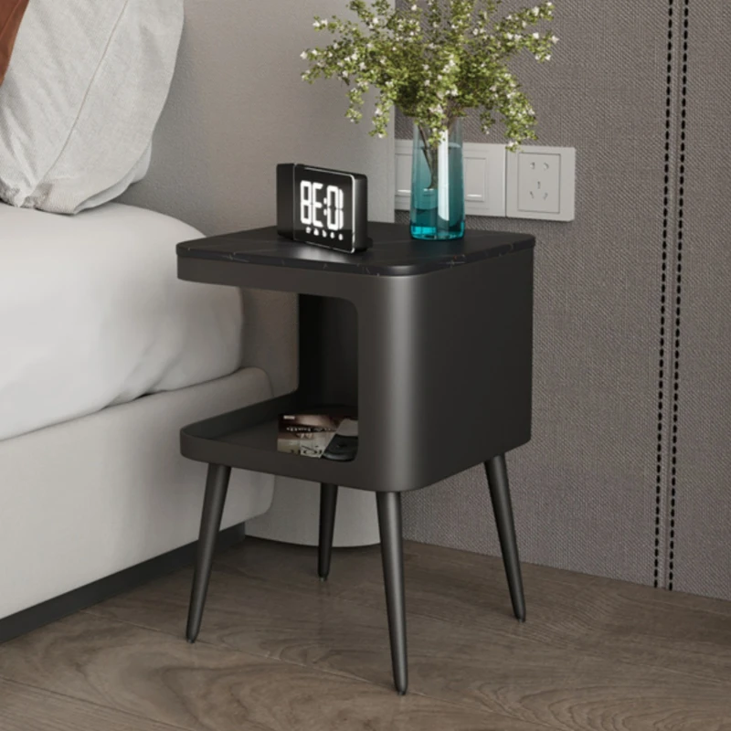 Bedroom bedside bed INS Storage side table metal Mini low table nordic small Sofa side table balcony Cafe table furniture