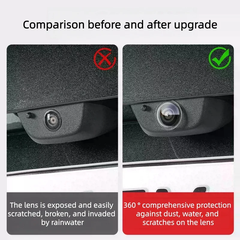 Car Camera Protective Cover Fit for Zeekr 9X 2025 2026 Car 360 Degree Imaging Lens Cover Dustproof and Waterproof Exterior Piece