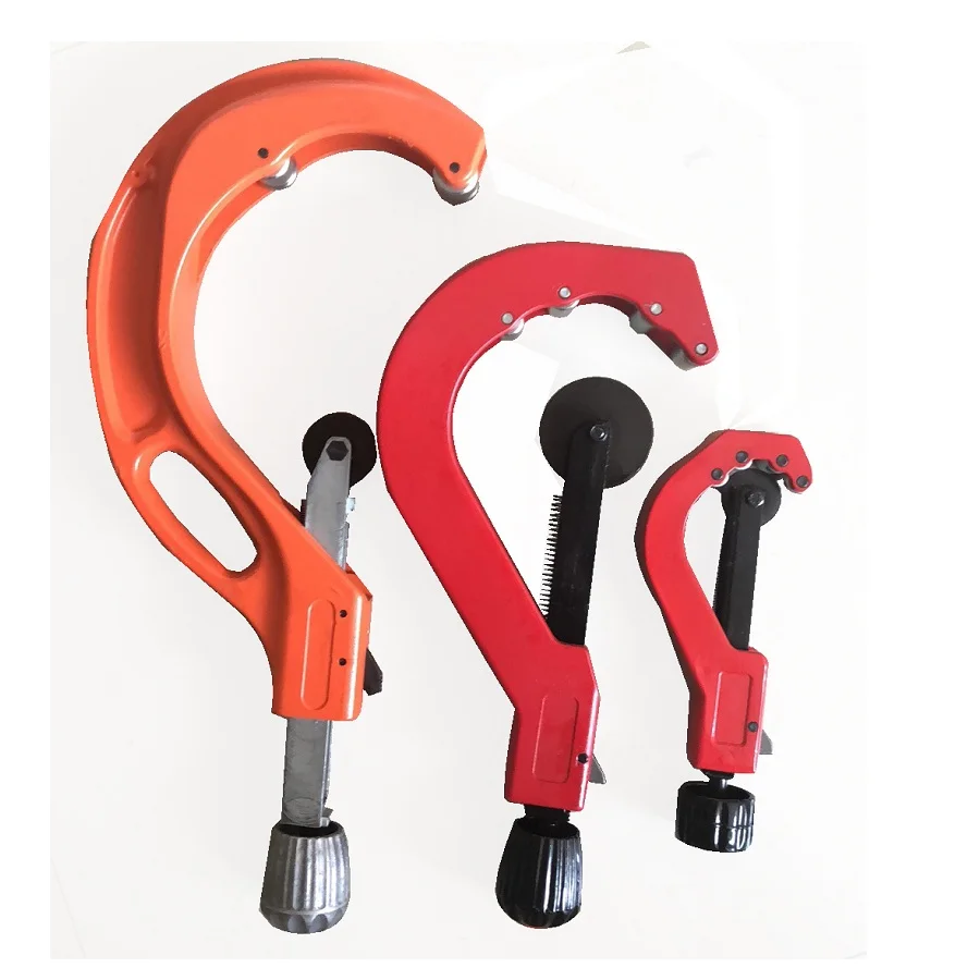 

PE Pipe Cutting Tools Scissors Cutter Plastic PVC PPR HDPE 100-200mm Tube Cutter 1 Set Common Blade Stainless Steel Blade 4 KG