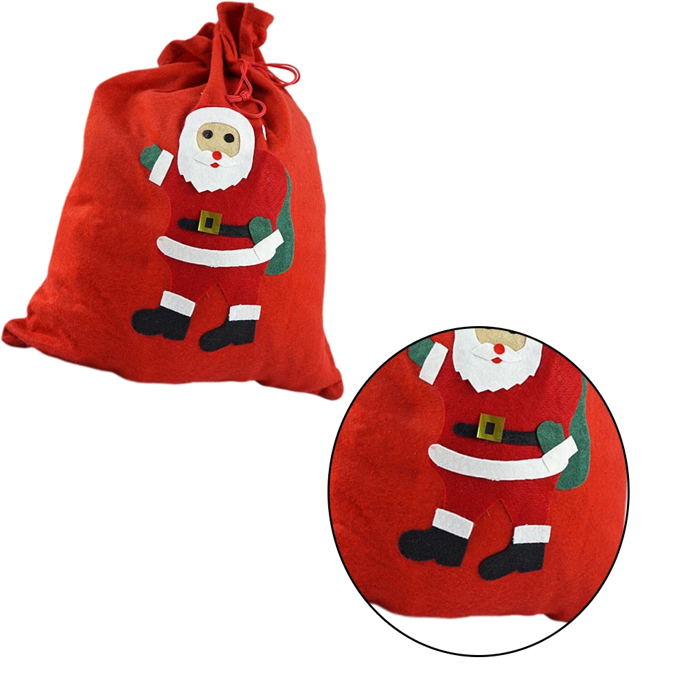 

50 X70cm Favors Christmas Candy Bag Holiday Drawstring Bags Sack Fabric Present Travel