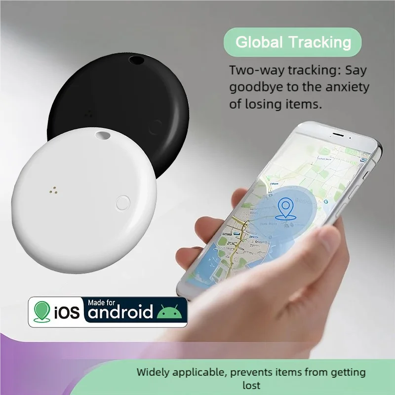

Smart AirTag GPS трекер Bluetooth 5.2 для iPhone Android — локатор для ключей, домашних животных, кошелька, багажа, автомобиля, сумок, защиты от потери