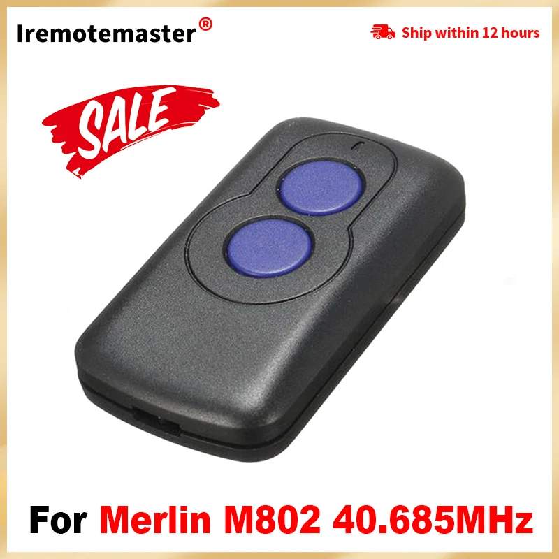 For Merlin M802 Blue Compatible Garage Door Remote Control Prolift 230T/430R