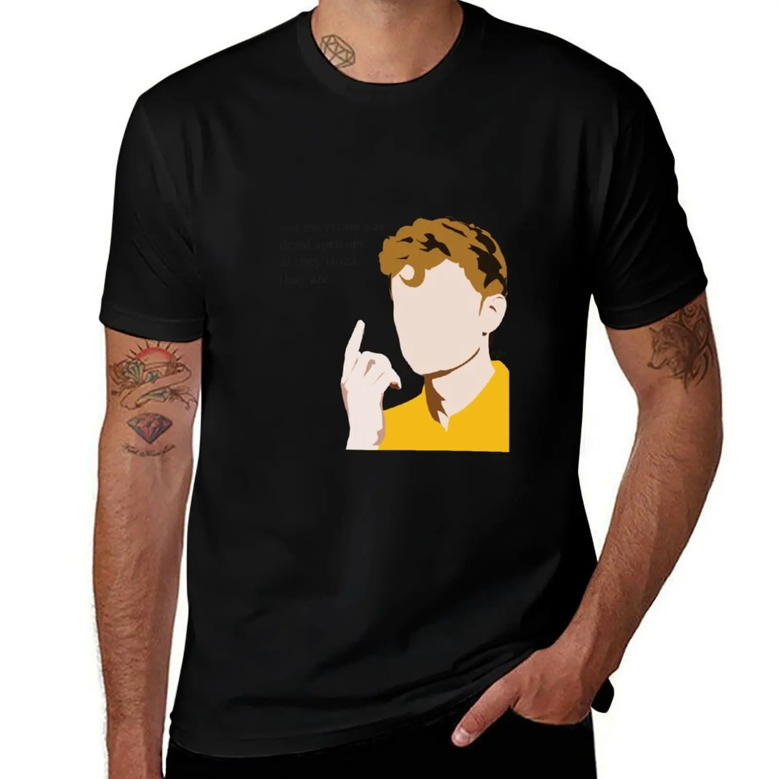 James Acaster Transparent T-Shirt Daily Wear Plain Short Sleeve Shirt T-Shirt