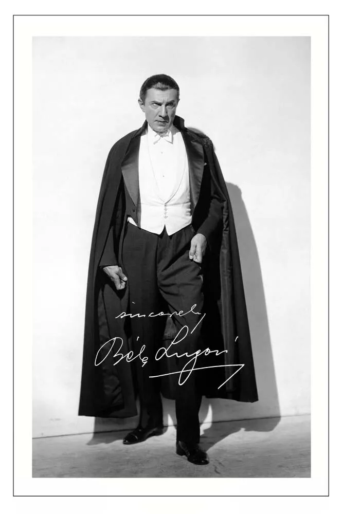 BELA LUGOSI Signed Autograph PHOTO Gift Signature Print DRACULA Horror Posters Wall Art Rome Decoration