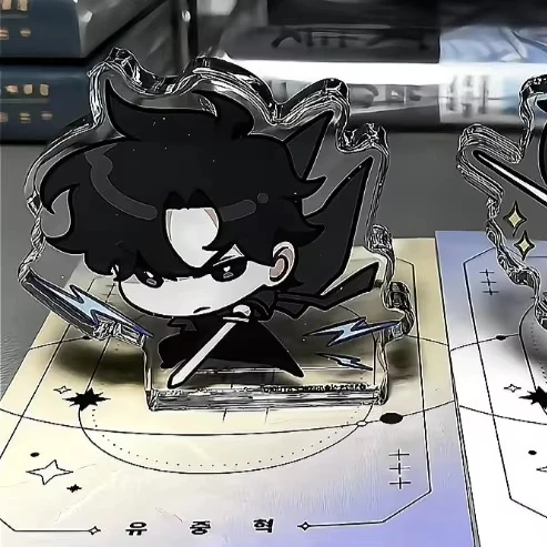 Leitor omnisciente figuras de anime suporte modelo placa kim dokja decoração de mesa casais amigos presente brinquedos para fãs cos