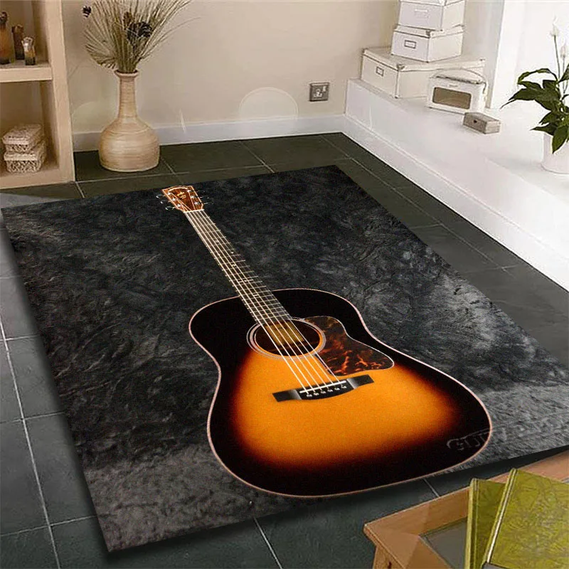 Musical Room Guitar Room Bedroom Carpet Picnic Mat Home Living Room Carpet Furniture Decor Picnic Mat Washroom Floor Mat Decor